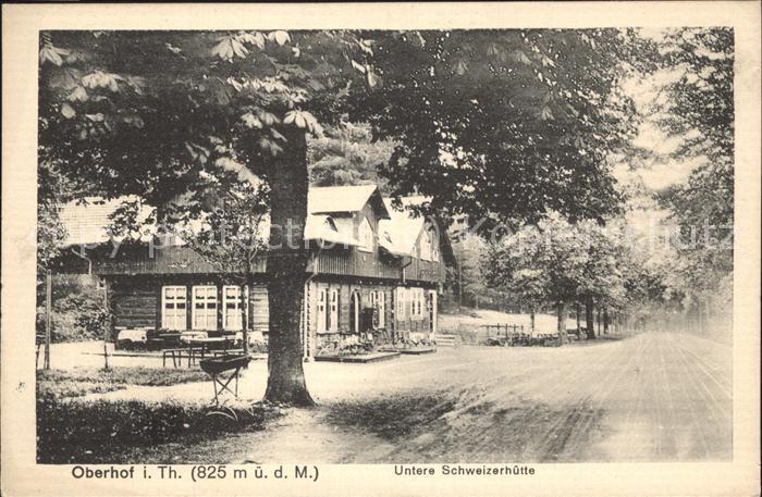 Oberhof Thueringen Untere Schweizerhütte