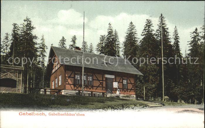 Gabelbach Thueringen Gabelbachhäuschen