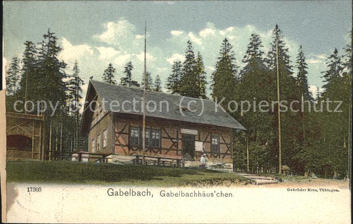 Gabelbach Thueringen Gabelbachhäuschen