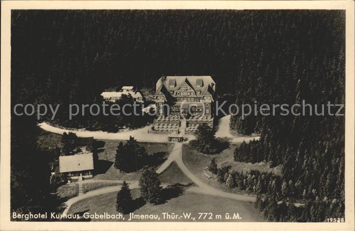 Gabelbach Thueringen Berghotel Kurhaus