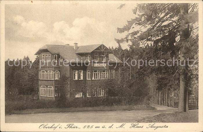 Oberhof Thueringen Haus Augusta