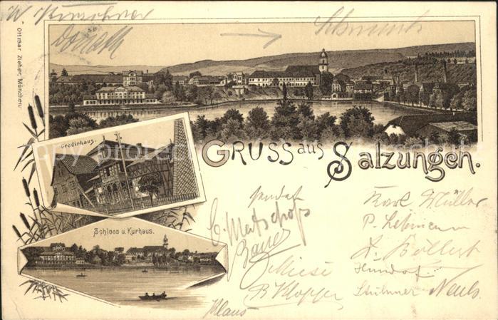 Bad Salzungen Panorama Gradierhaus Schloss Kurhaus