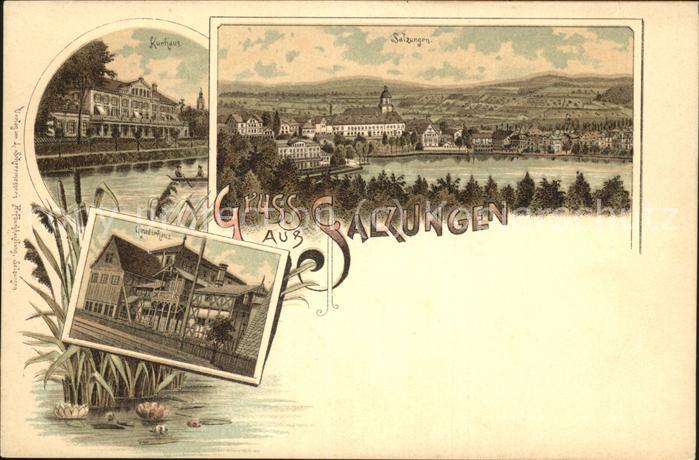 Bad Salzungen Panorama Gradierhaus Kurhaus