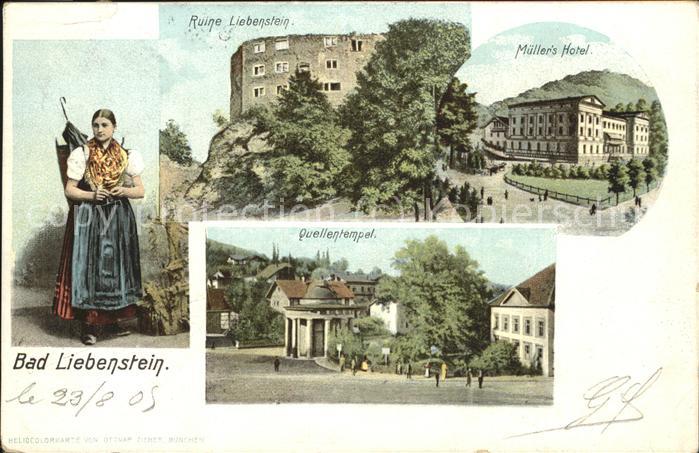 Bad Liebenstein Ruine Muellers Hotel Quellentempel
