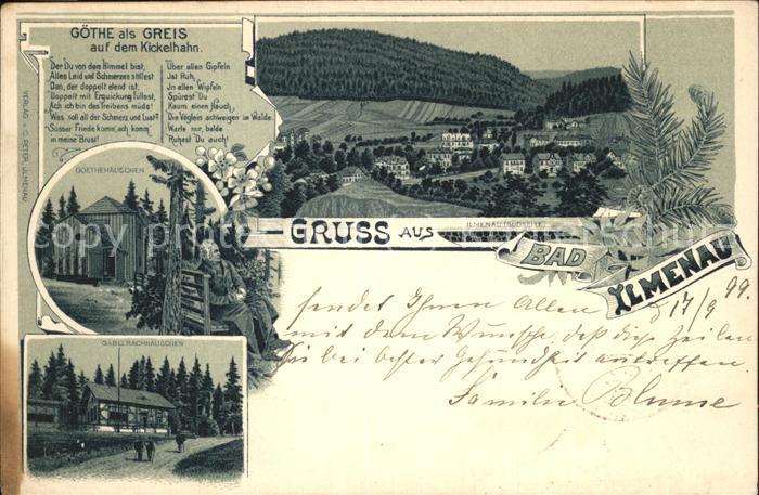 Ilmenau Goethehäuschen Goethe als Greis Kickelh