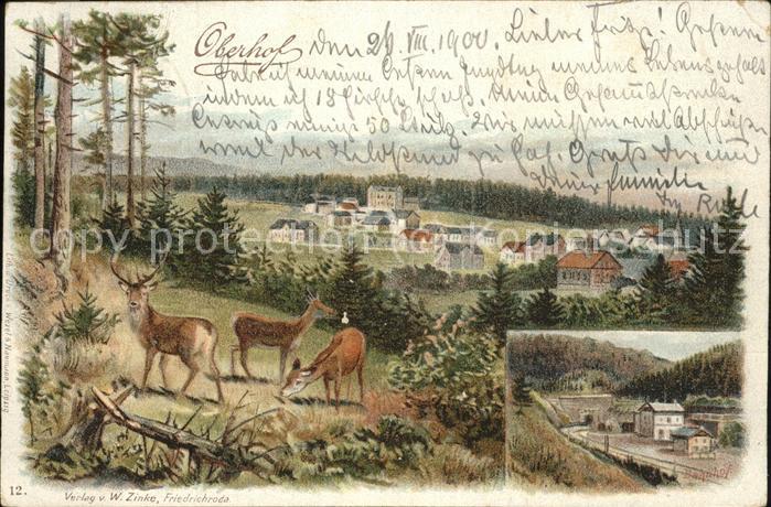 Oberhof Thueringen Panorama Wild