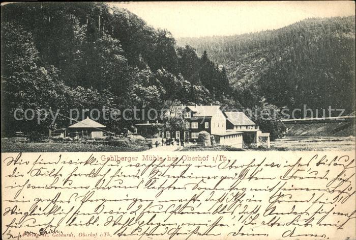 Oberhof Thueringen Gehlberger Mühle