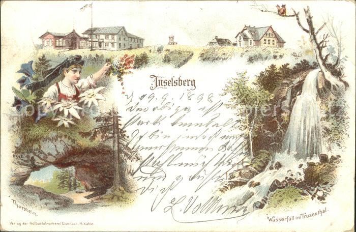 Inselsberg Schmalkalden Wasserfall Trusenthal