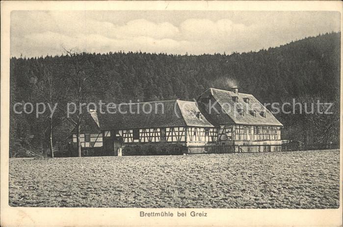 Greiz Thueringen Brettmühle