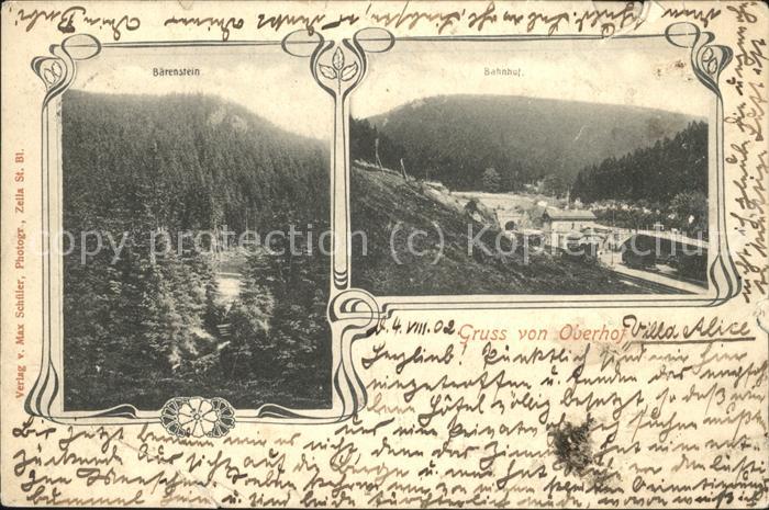 Oberhof Thueringen Bärenstein Bahnhof