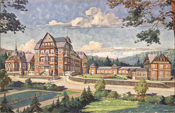 Oberhof Thueringen Heinrich Lorenz-Stiftung Kuenstlerkarte