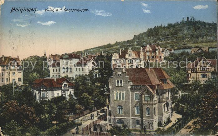 Meiningen Thueringen Villen an Donopskuppe