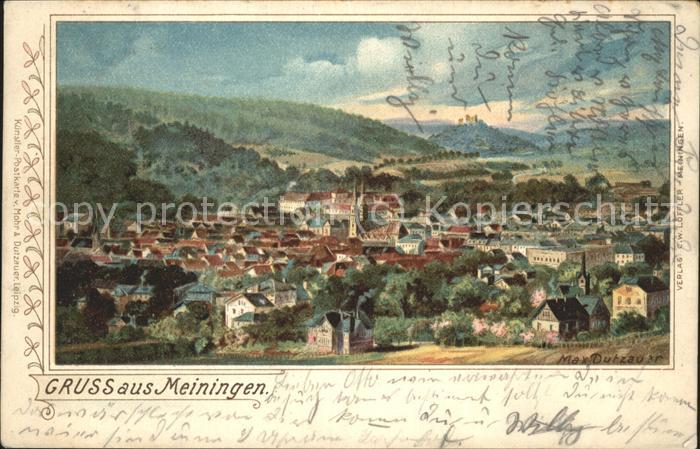 Meiningen Thueringen Panorama