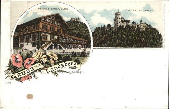 Meiningen Thueringen Schloss Landsberg Meierei