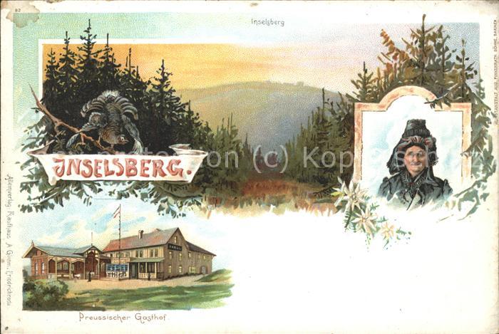 Brotterode Inselsberg Preussischer Gasthof