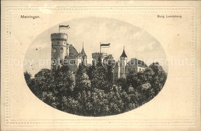 Meiningen Thueringen Burg Landsberg