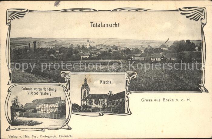 Berka Hainich Panorama Kirche