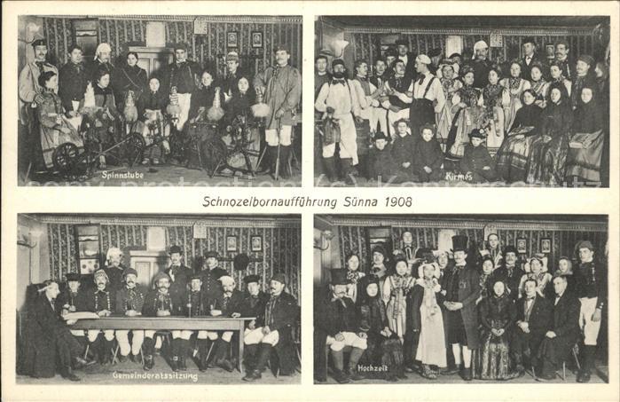 Suenna Schnorzelbornaufführung Gruppenfotos