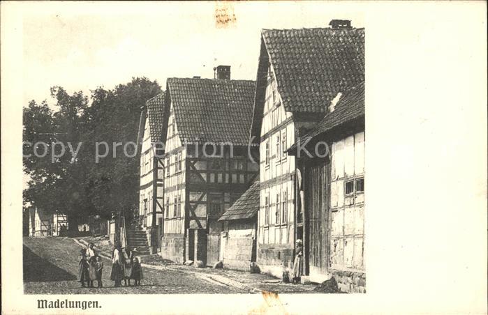 Eisenach Thueringen Dorfstrasse Madelungen