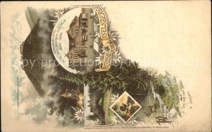 Inselsberg Schmalkalden Gothaisches Hotel 250 Jahre