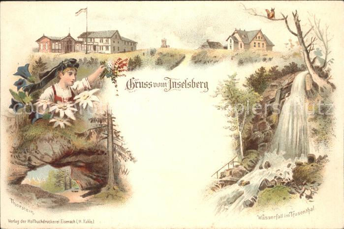 Inselsberg Schmalkalden Wasserfall im Trusenthal Thorstein