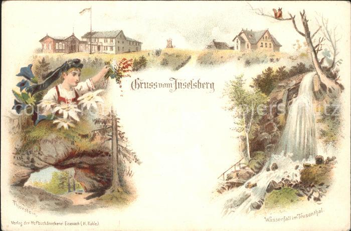 Inselsberg Schmalkalden Wasserfall im Trusenthal Thorstein