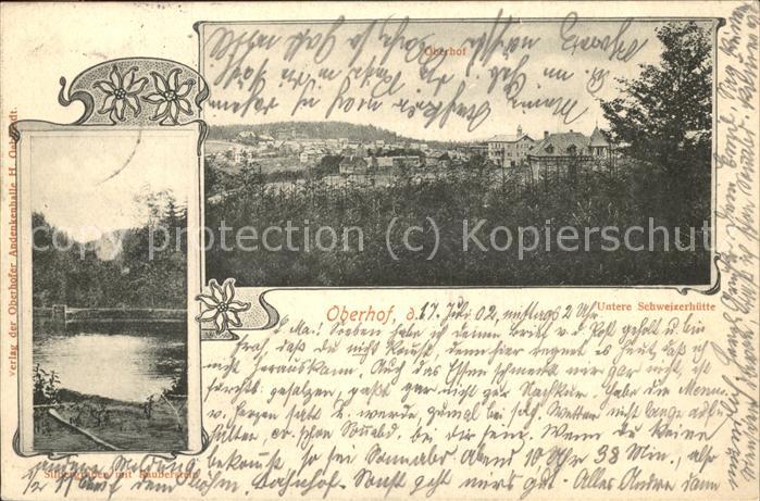 Oberhof Thueringen Untere Schweizerhütte