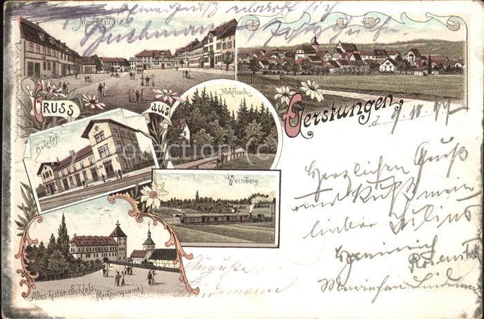 Gerstungen Kohlbach Marktplatz Schloss