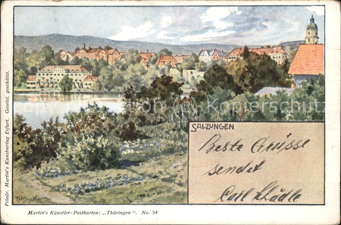 Bad Salzungen Künstlerkarte