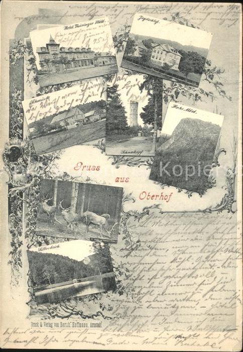 Oberhof Thueringen Ansichten