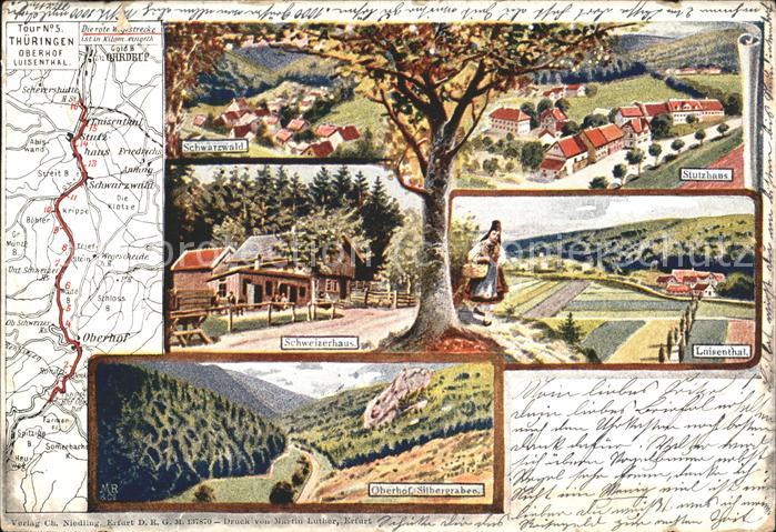 Oberhof Thueringen Luisenthal Schweizerhaus