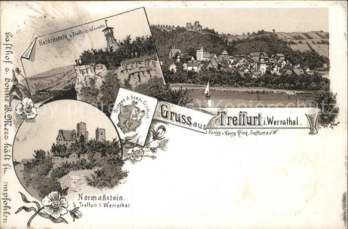 Treffurt Werra Panorama Normanstein Heldrastein