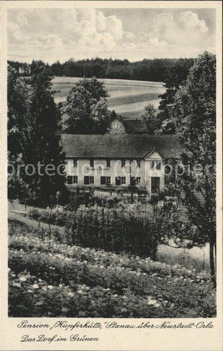 Neustadt Orla Pension Kupferhütte Dorf Grünen