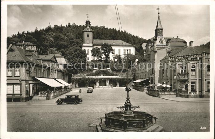 Leutenberg Thueringen Brunnen Kirche Stadt