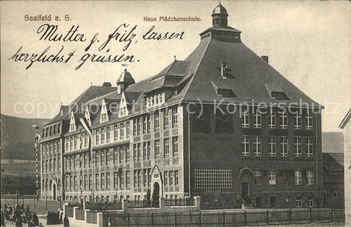 Saalfeld Saale Neue Maedchenschule
