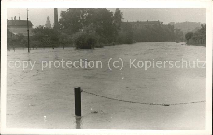 Greiz Thueringen Hochwasser