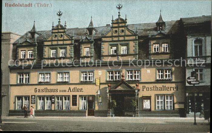 Rudolstadt Gasthaus zum Adler Posthalterei
