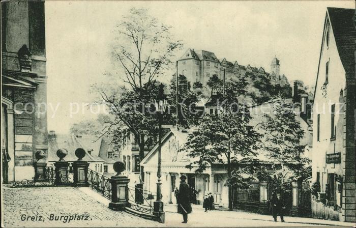 Greiz Thueringen Burgplatz