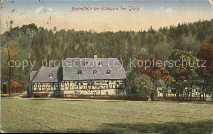 Greiz Thueringen Bretmühle Elstertal