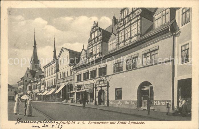 Saalfeld Saale Saalstrasse Stadt-Apotheke