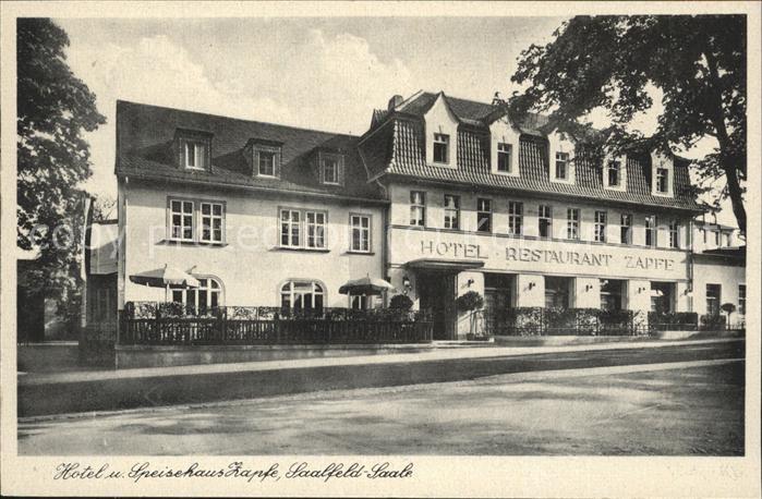 Saalfeld Saale Hotel Speisehaus Zapfe