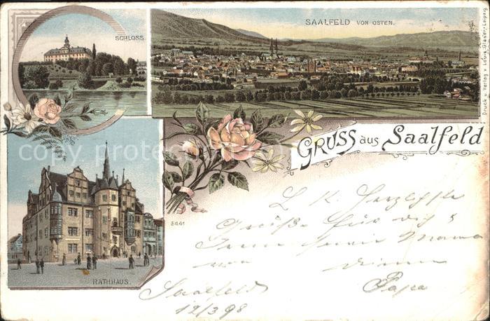 Saalfeld Saale Osten Schloss Rathaus