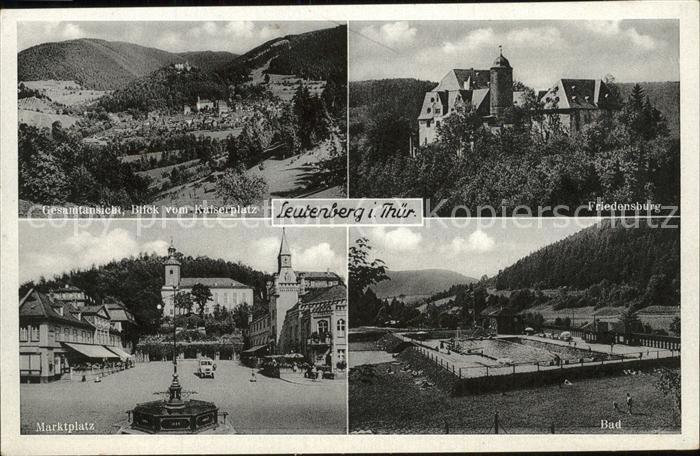 Leutenberg Thueringen Bad Friedensburg Marktplatz