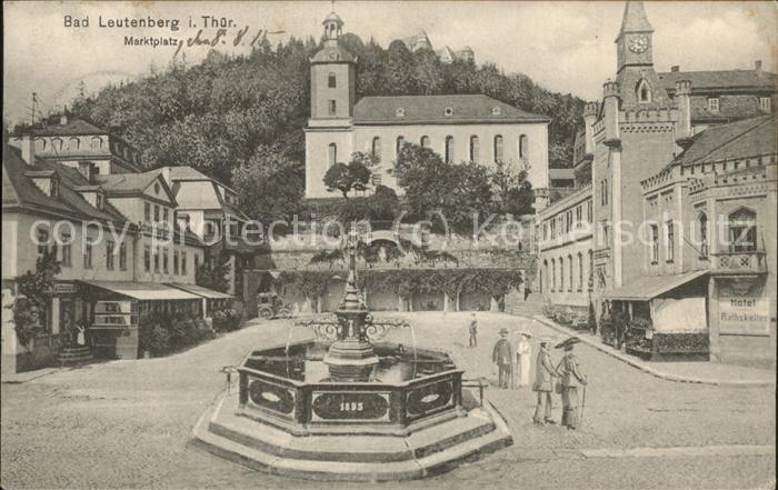 Bad Leutenberg Marktplatz Brunnen