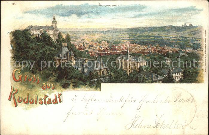 Rudolstadt Stadt Panorama