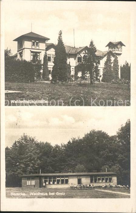 Greiz Thueringen Walderholungsstätte Waldhaus