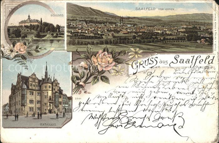 Saalfeld Saale Rathaus Schloss