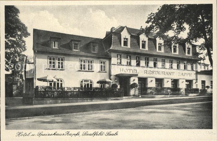 Saalfeld Saale Hotel Speisehaus Zapfe