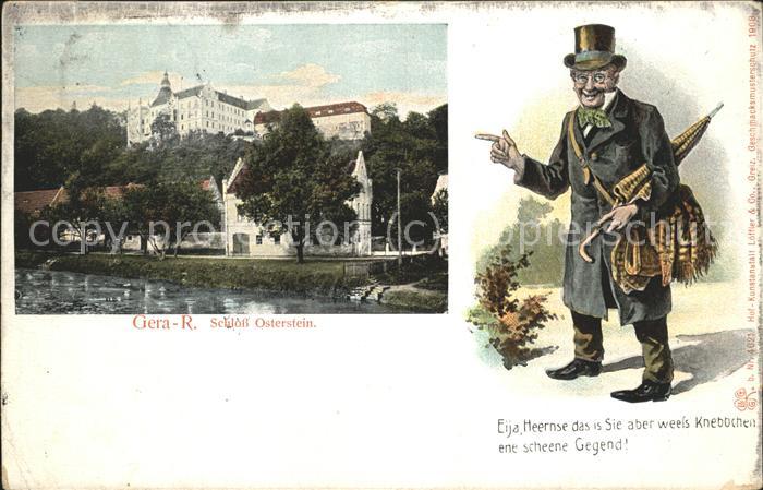 Gera Schloss Osterstein Zylinder Wanderer