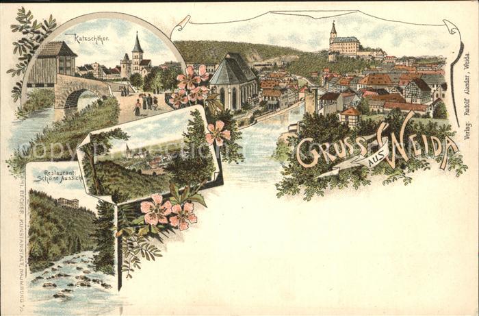 Weida Thueringen Katzschthor Restaurant Schoene Aussicht